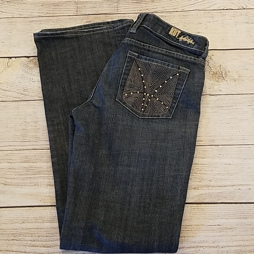 Kut from the Kloth Dark Wash Bootcut Jeans Sz 4 - Picture 6 of 6